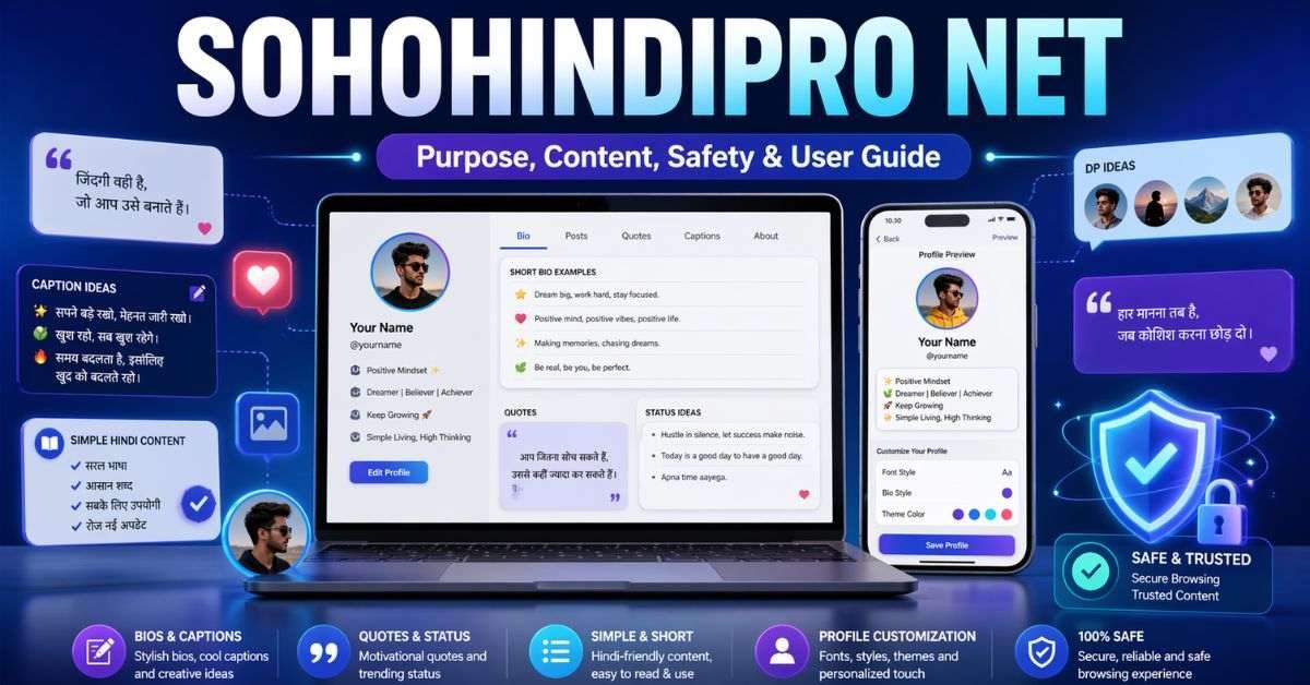 Sohohindipro Net Explained: Content, Safety and Use